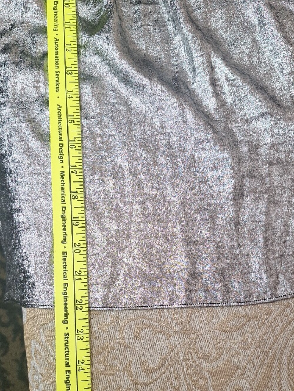 White House Black Market Silver Metallic Halter Camisole Size 12 NWT - Picture 6 of 10